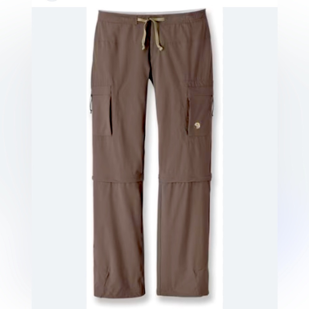 Mountain Hardwear Yuma Dark Gray Cargo Pants convertible women’s hiking camping